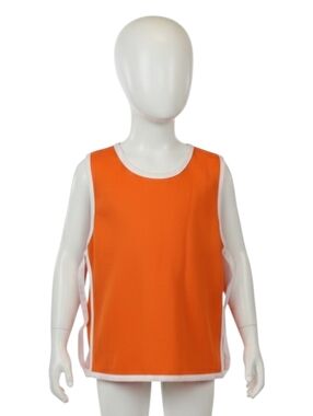 Set of 16 Kids Toddler Orange Pinnies Bib Apron NEW